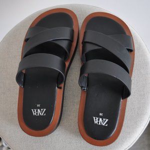 Zara Minimal Flat Sandals